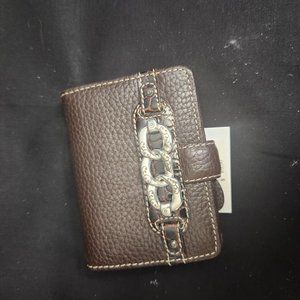 Brighton brown leather small wallet